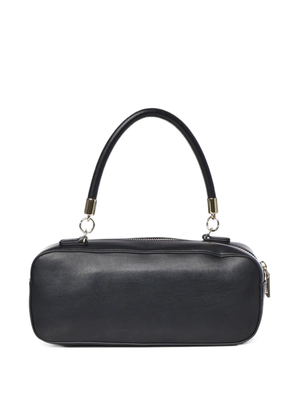 Love Moschino logo-plaque shoulder bag Zwart