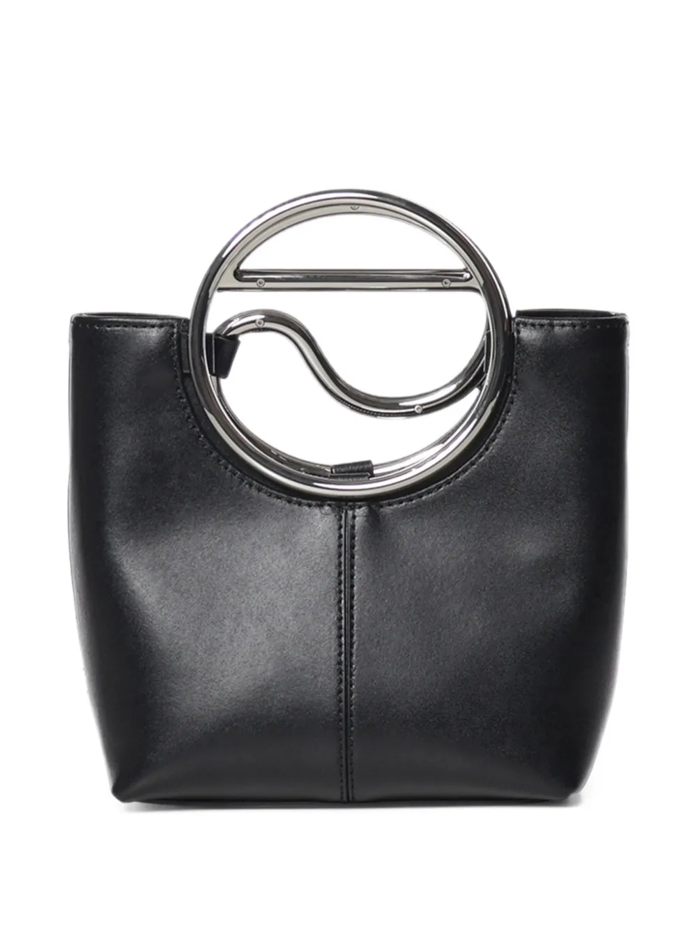 Coperni C-handle leather shoulder bag Zwart
