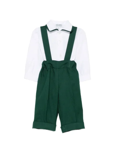 PAIO CRIPPA contrast-trim trousers and body set
