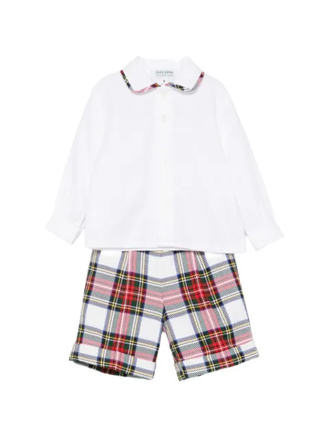 PAIO CRIPPA tartan-pattern trouser set