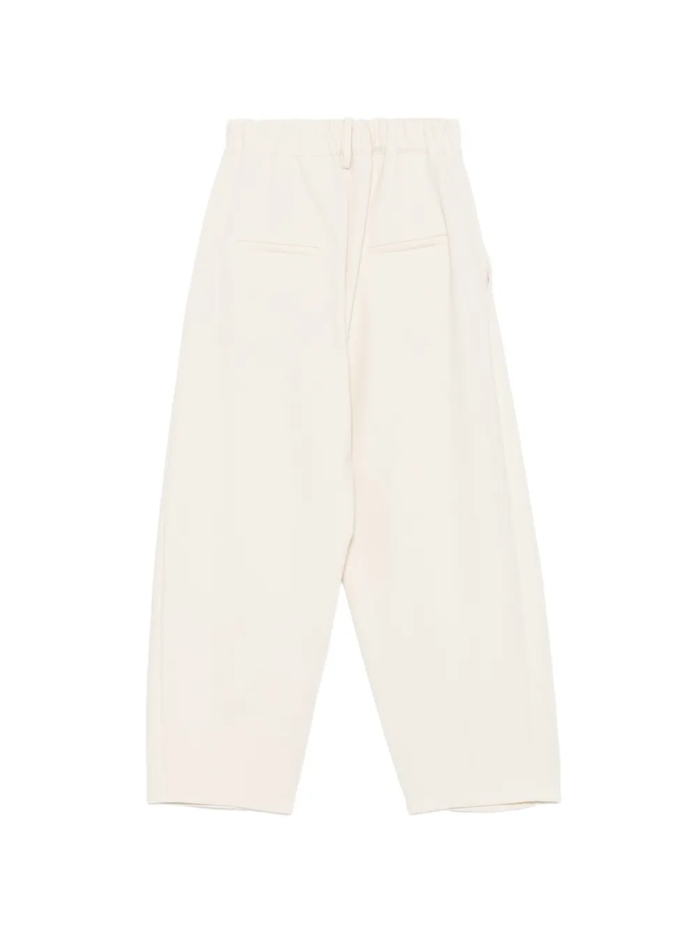 Alysi belt-loop trousers Beige