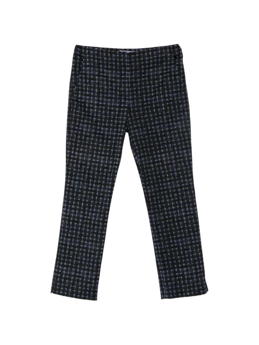 Prada Pre-Owned Pantaloni a quadri anni 2000 - Nero