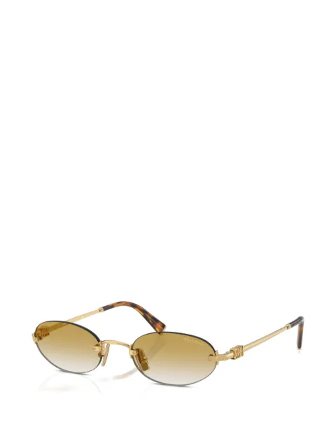 Miu Miu Eyewear lunettes de soleil à monture ovale