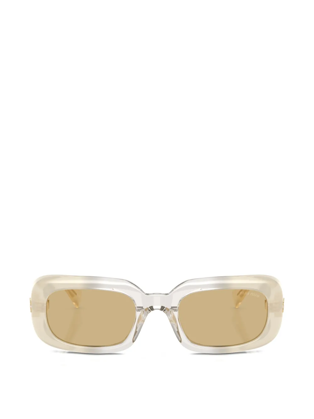 Miu Miu Eyewear rectangle-frame sunglasses - Tons neutres