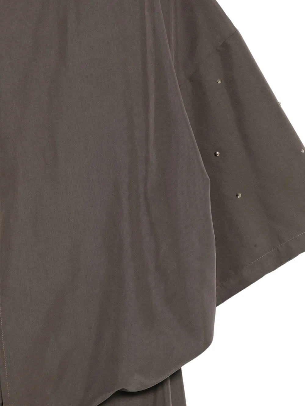 Alysi stud-embellished layered-detail midi dress Bruin