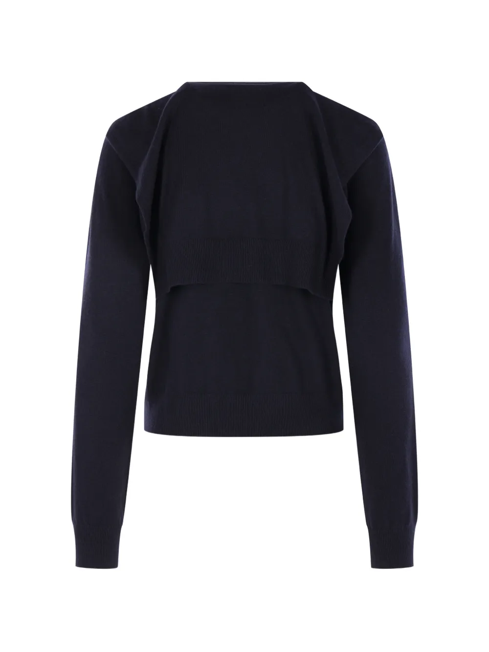 arch4 Sonja cashmere layered-effect sweater Blauw