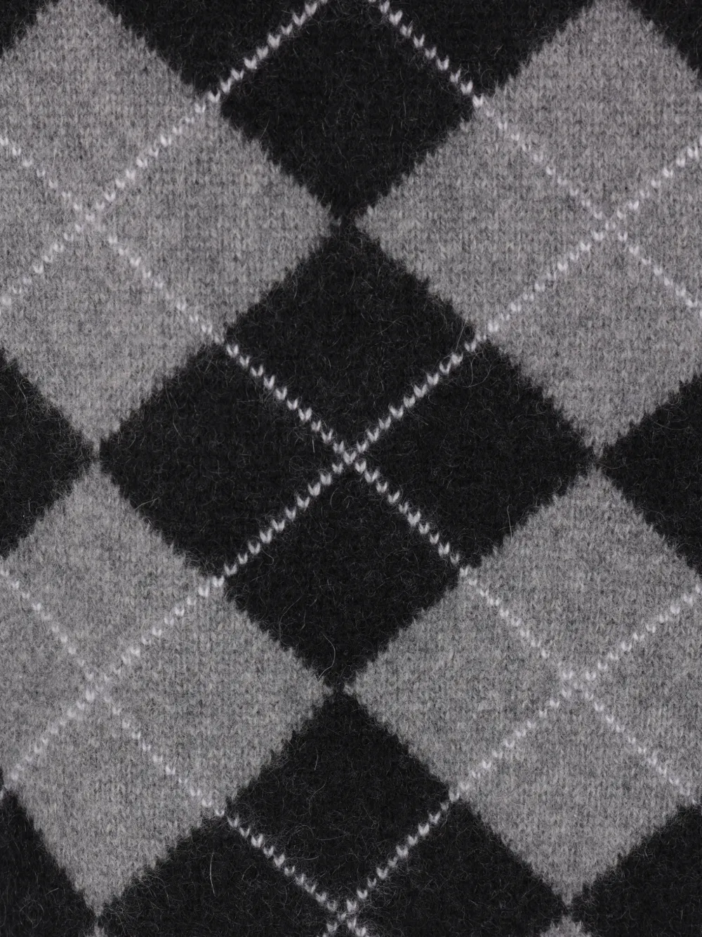 arch4 Karlie argyle cashmere sweater Grijs