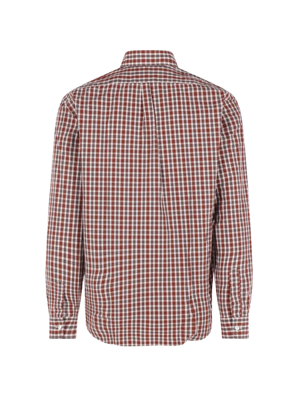 ASPESI check-print button-down shirt Bruin