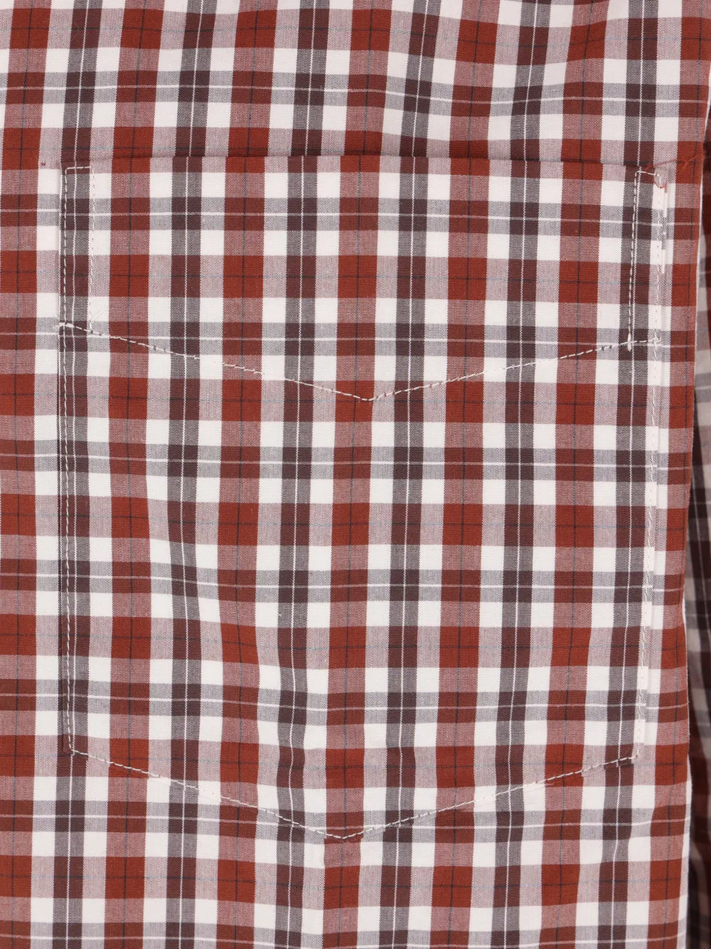 ASPESI check-print button-down shirt Bruin
