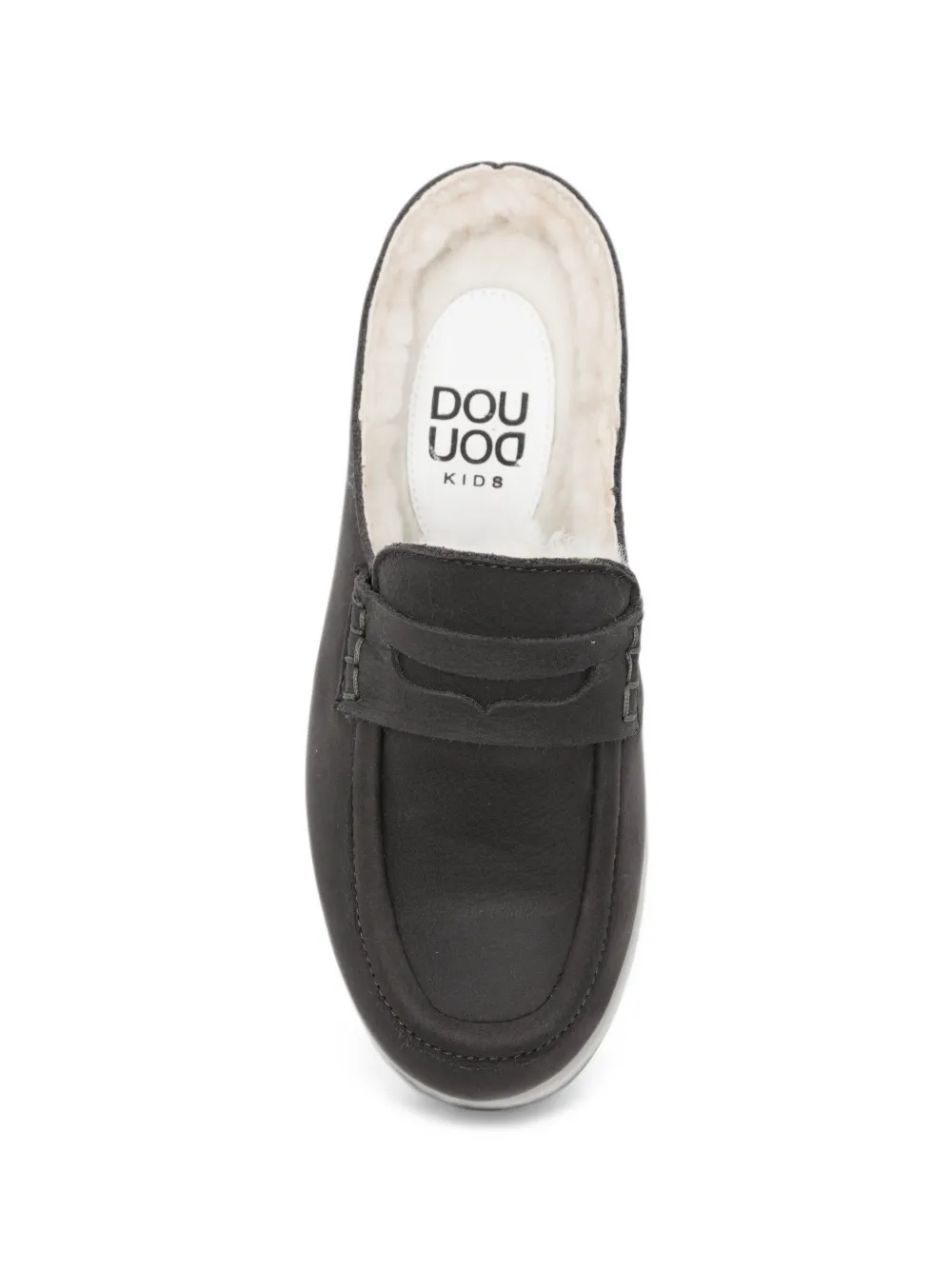 Douuod Kids 가죽 페니 스트랩 로퍼