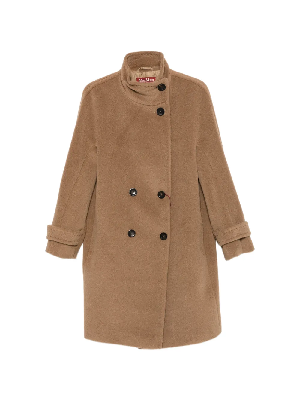 Max Mara double-breasted buttoned-cuff coat - Neutrals