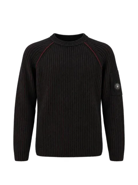 C.P. Company ribbed-knit Lens-detail sweater