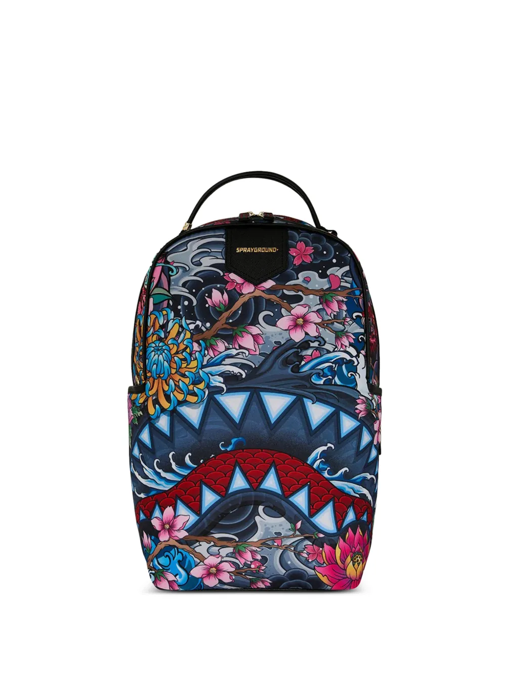 Sprayground Zaino Japanese Tattoo Shark - Blu