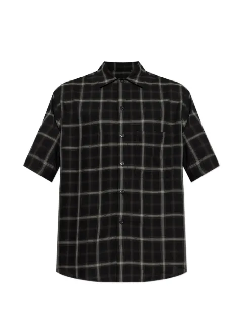 Song For The Mute check-pattern short-sleeve shirt