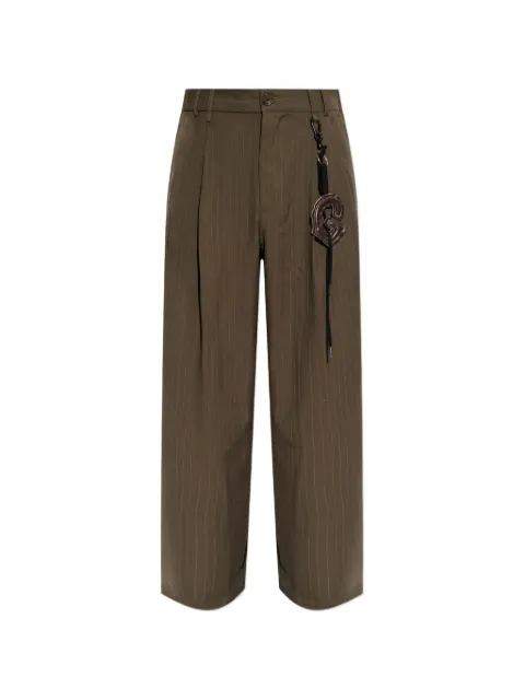 Song For The Mute pinstripe pleated trousers
