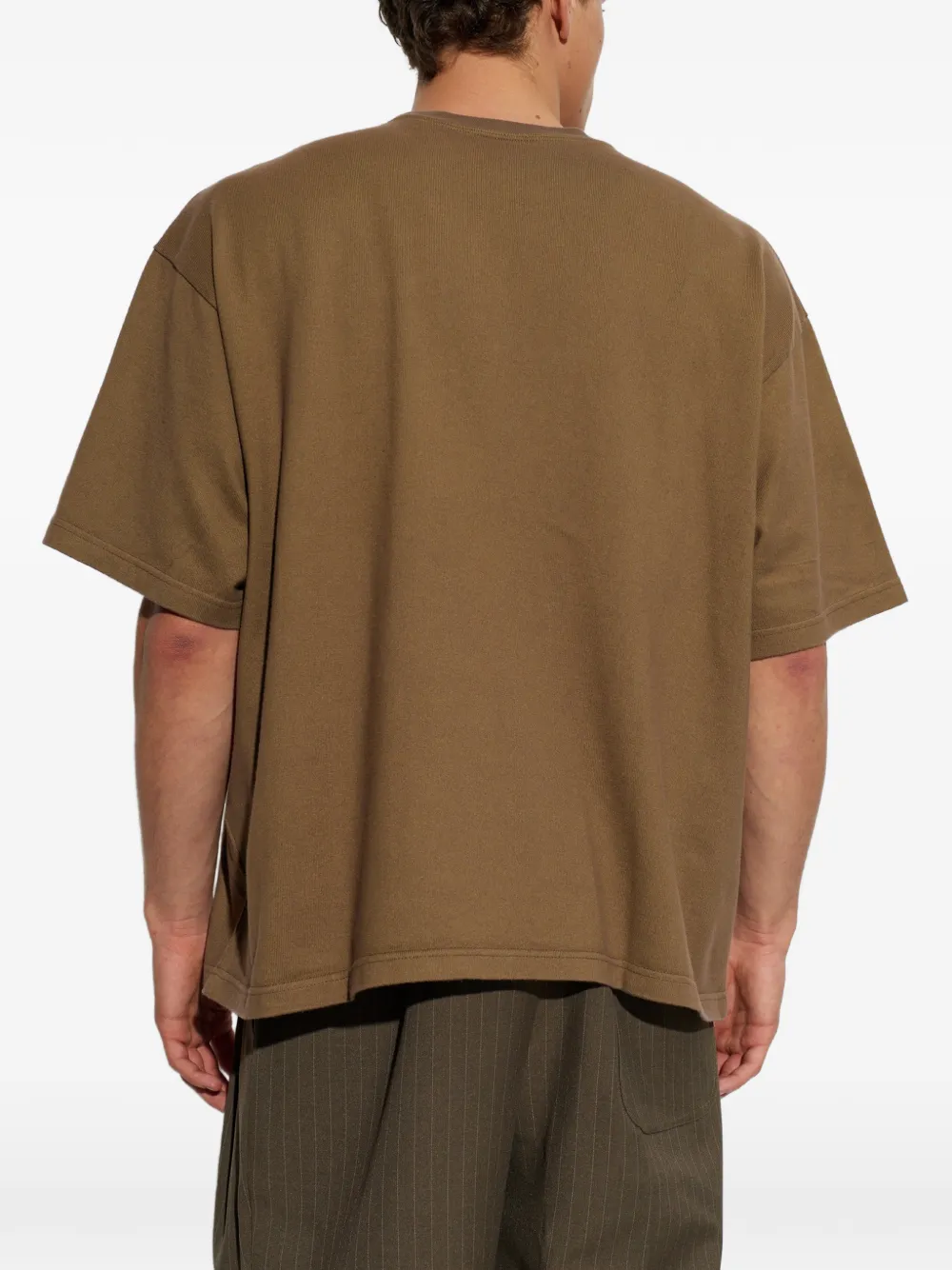 Song For The Mute T-shirt met grafische print Bruin