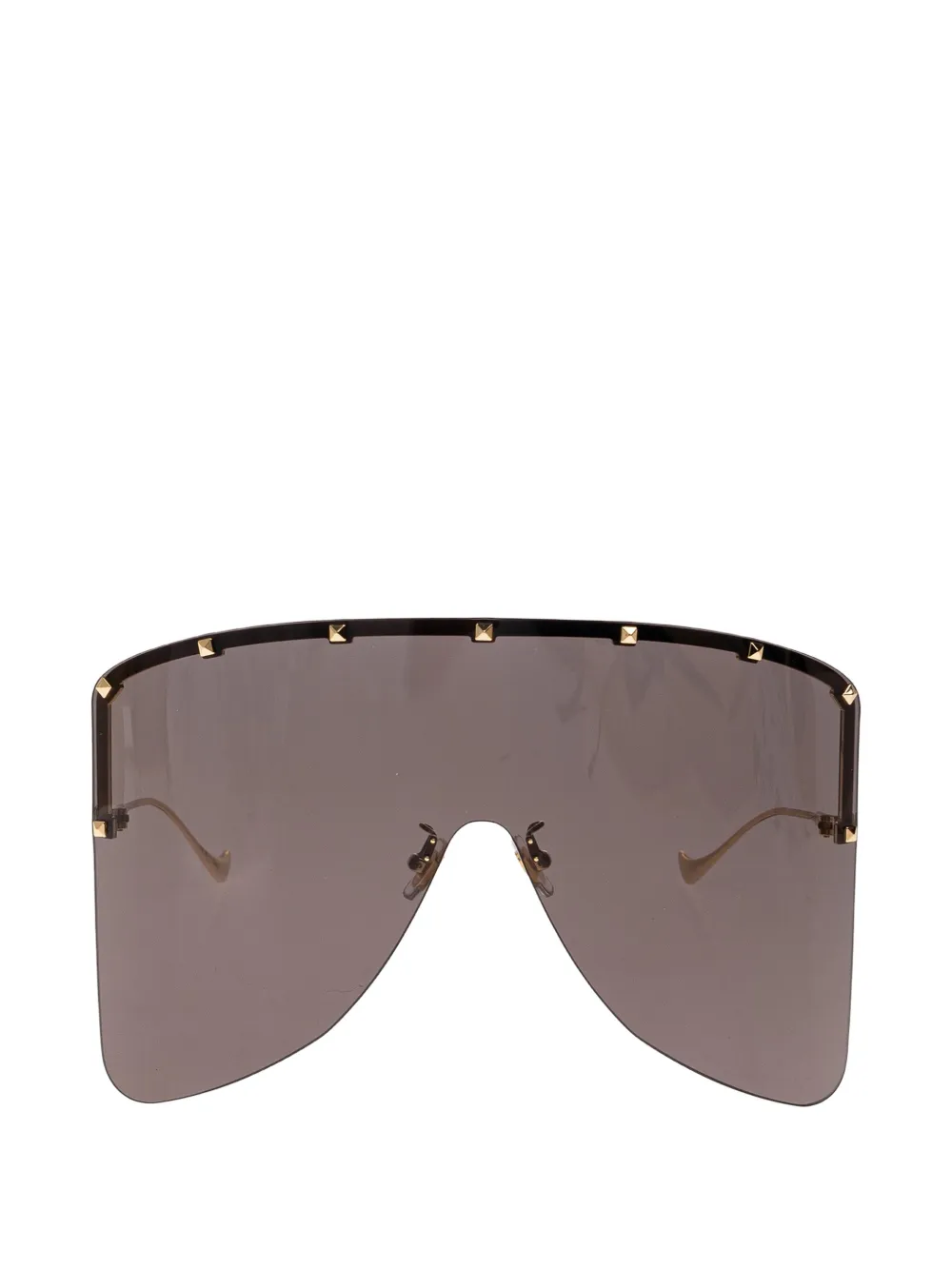 VALENTINO GARAVANI EYEWEAR Rockstud shield-frame sunglasses - Nero