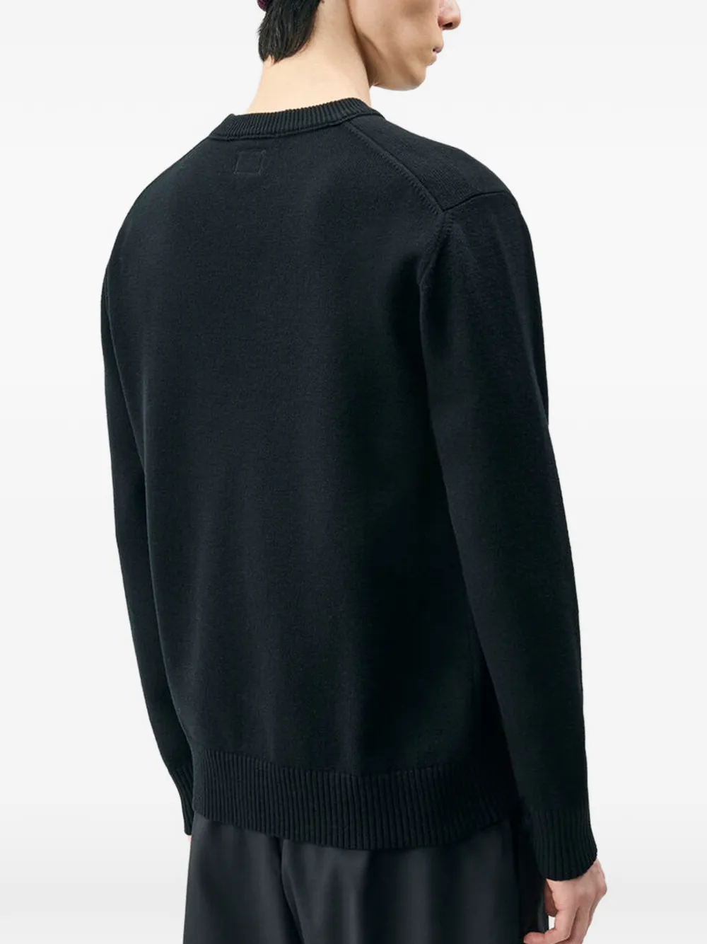 C.P. Company Metropolis Series extrafine-merino-wool crewneck sweater Zwart