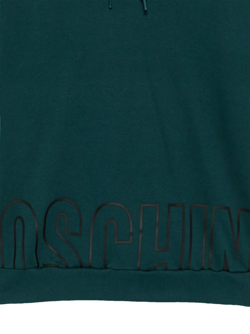 Moschino Hoodie met logoprint Groen