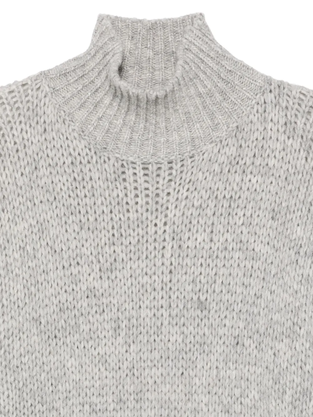 Roberto Collina chunky-knit high-neck sweater Grijs