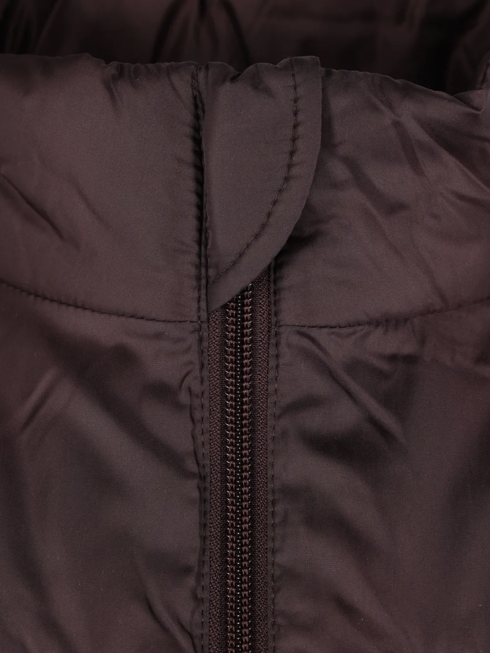 ASPESI padded high-collar gilet Bruin