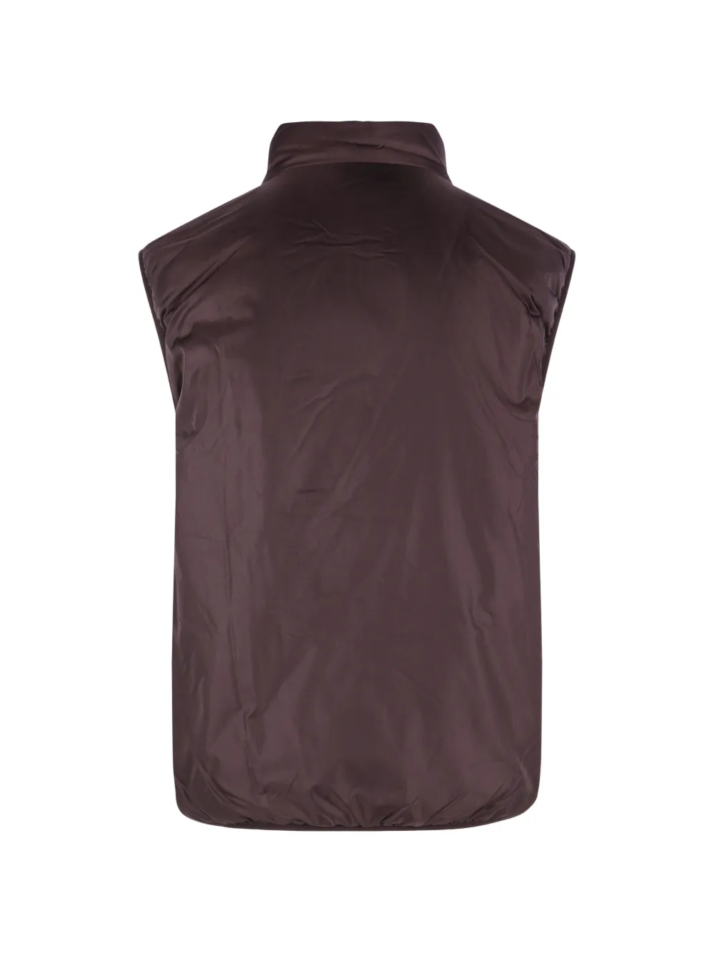 ASPESI padded high-collar gilet Bruin