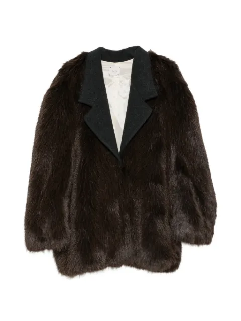 Alysi faux-fur coat