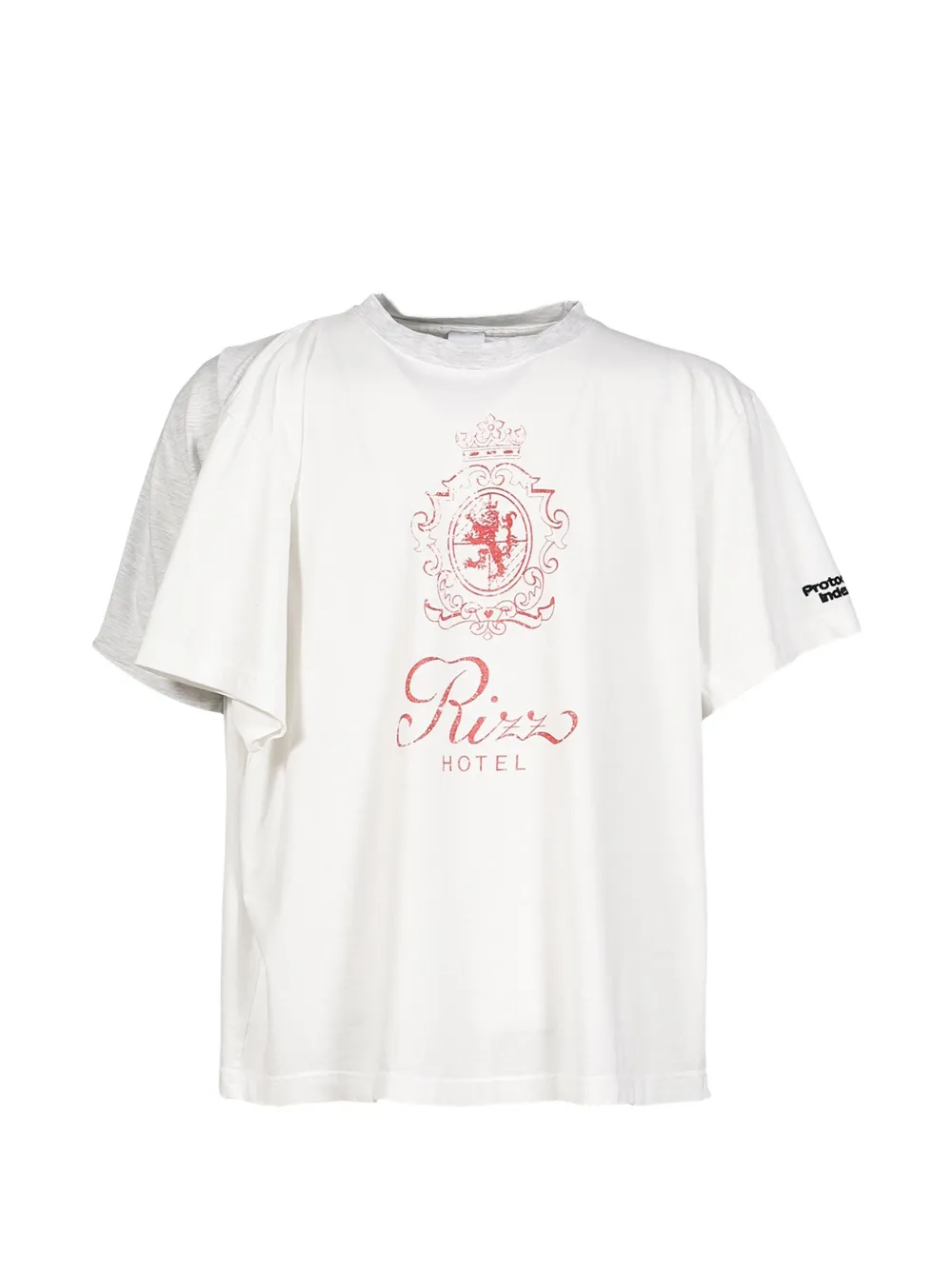 PROTOCOL INDEX layered-sleeve T-shirt