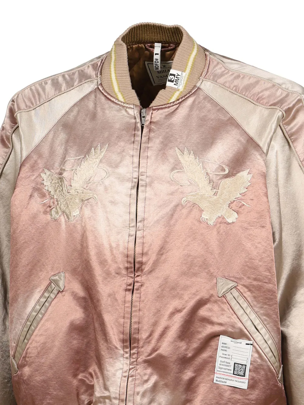 Maison MIHARA YASUHIRO Souvenir jack met vervaagd effect Roze