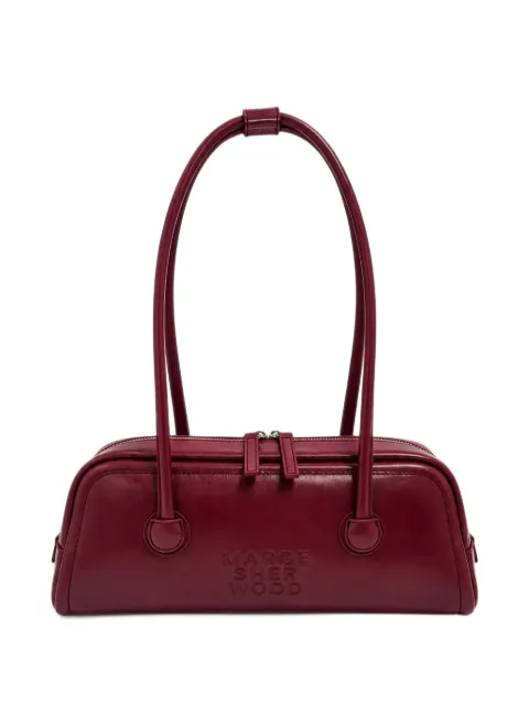 Marge Sherwood Soft Boston logo-embossed leather shoulder bag