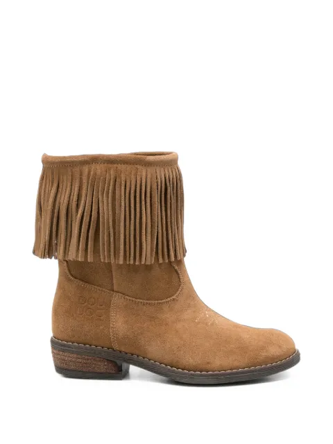 Douuod Kids fringe-detail suede boots