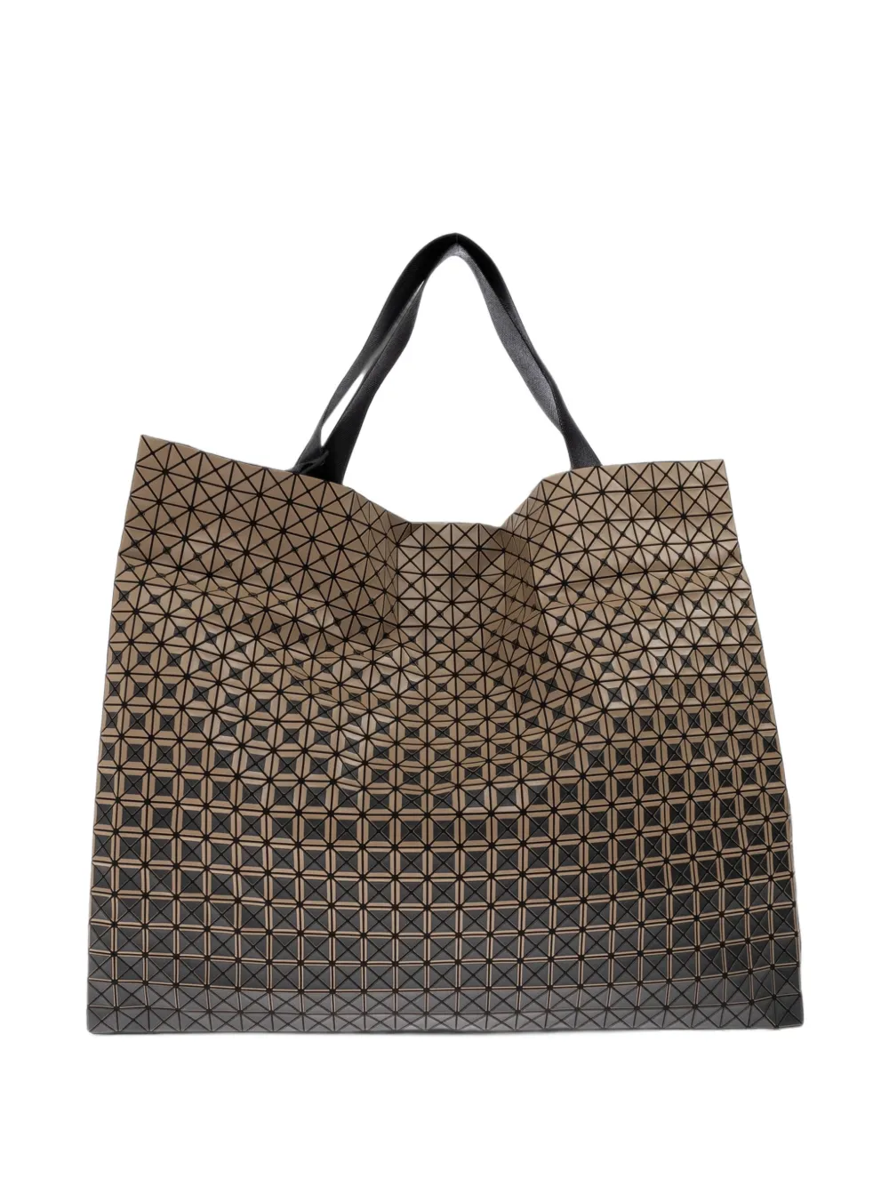Bao Issey Miyake Shopper met geometrisch vlak Bruin