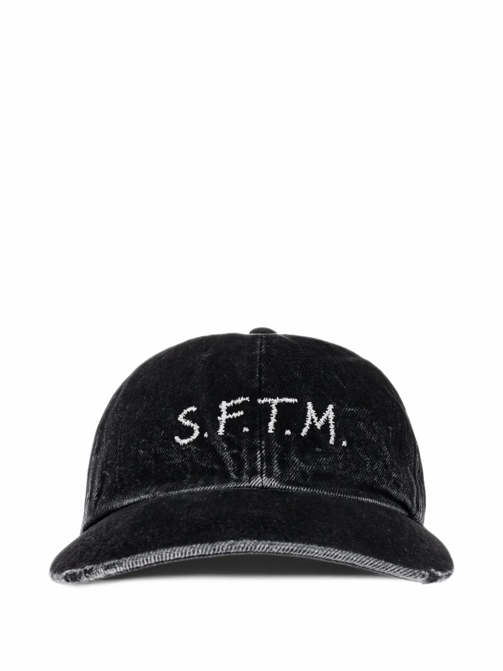 Song For The Mute logo-embroidered denim cap - Noir Song For The Mute logo-embroidered denim cap - Noir