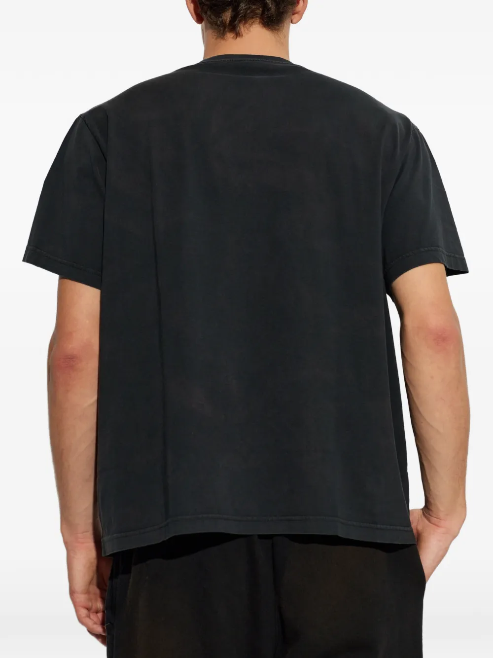 Song For The Mute T-shirt met logoprint Zwart