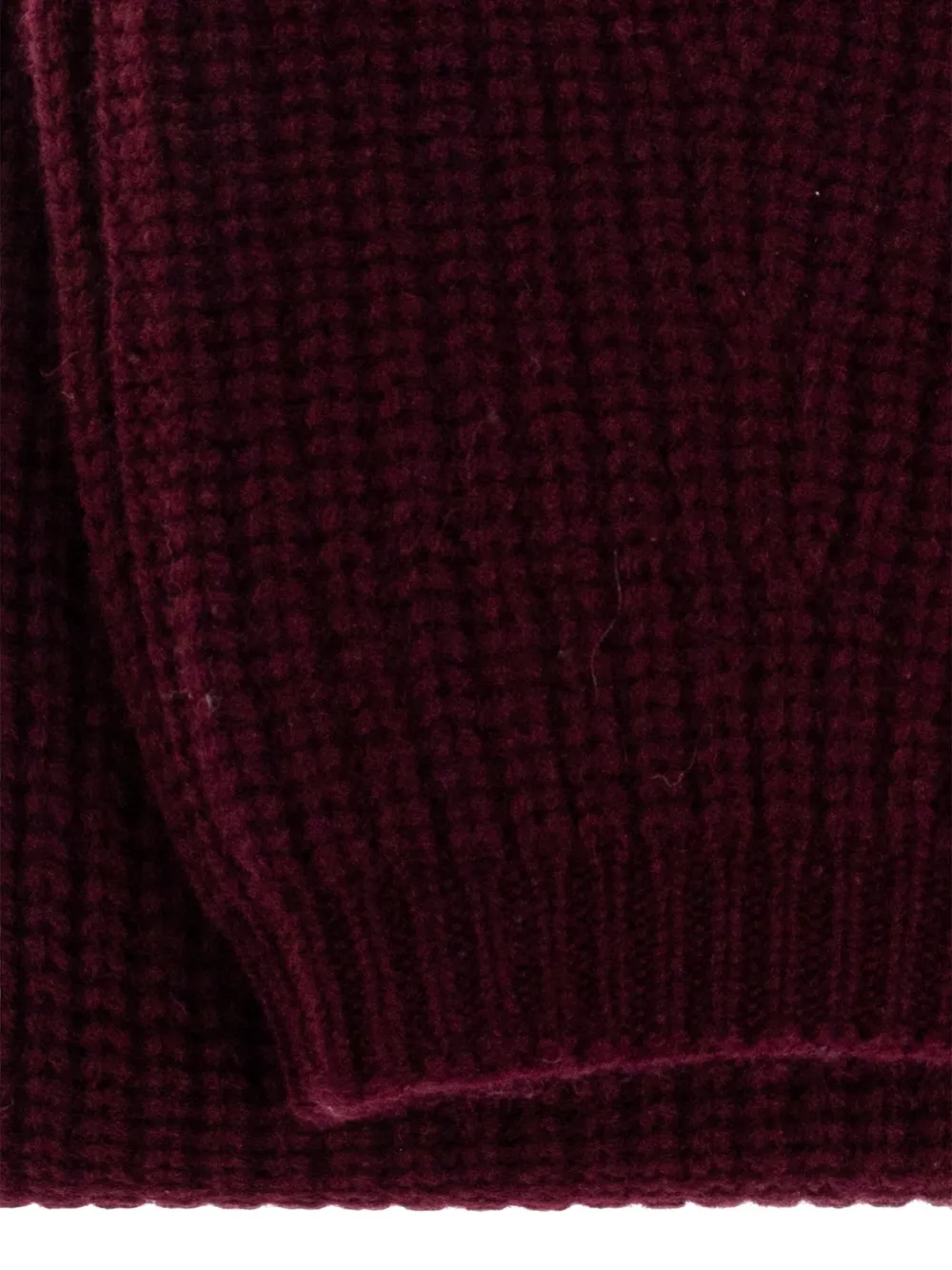 Lisa Yang Maseille geribbelde kasjmier sjaal Rood