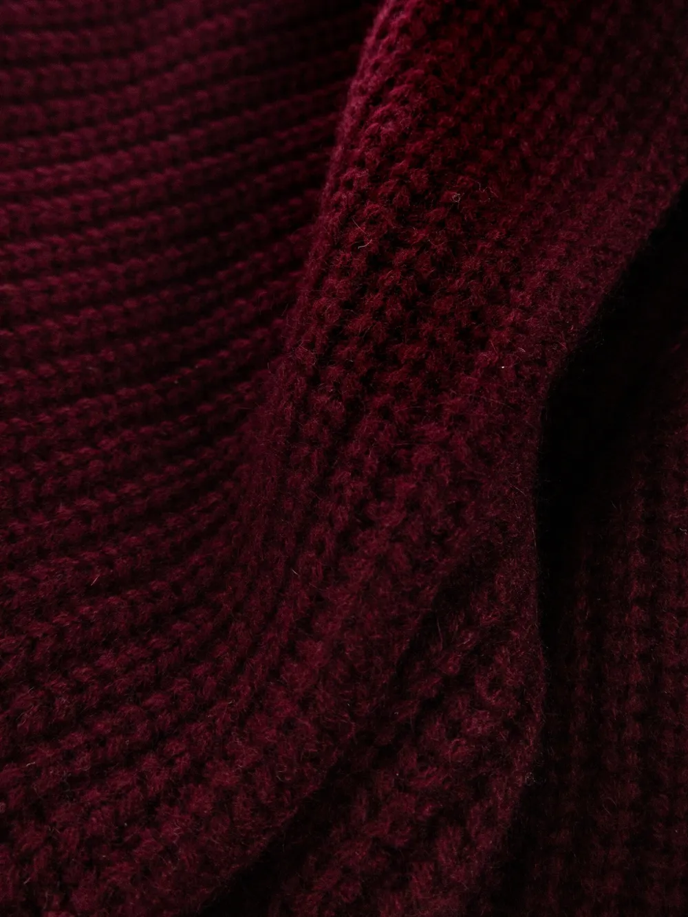 Lisa Yang Maseille geribbelde kasjmier sjaal Rood