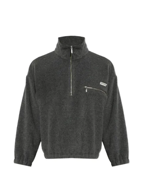 Song For The Mute half-zip chest-pocket sweater