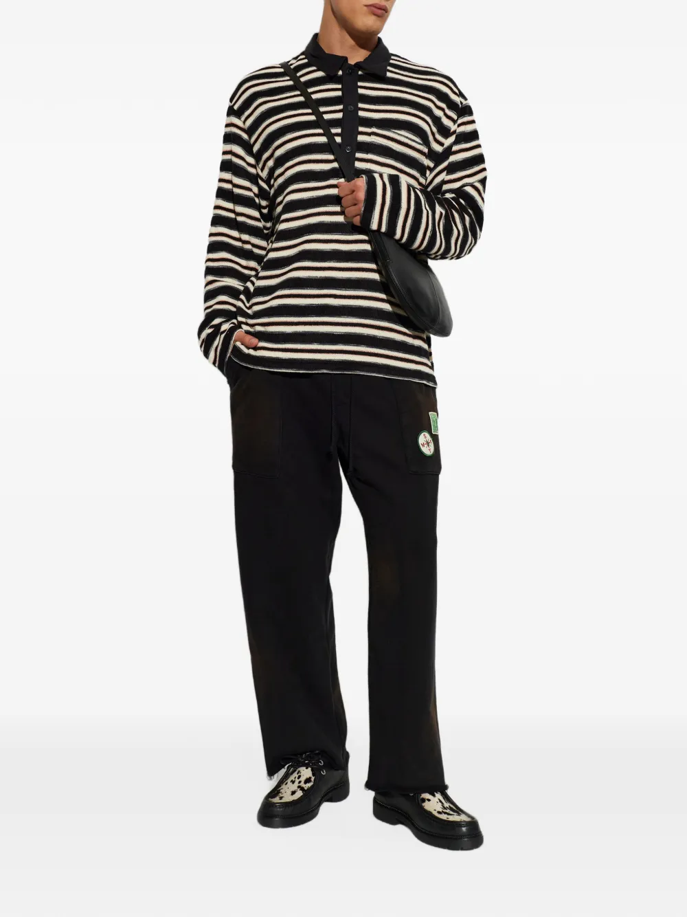Song For The Mute Trainingsbroek met patch Zwart