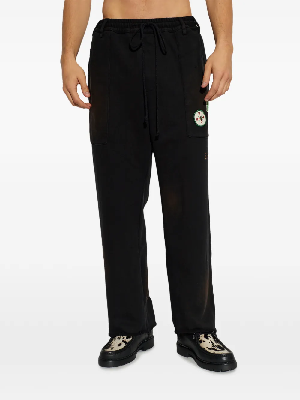 Song For The Mute Trainingsbroek met patch Zwart