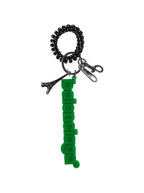 Balenciaga Balenciaga-logo keychain/charm in green