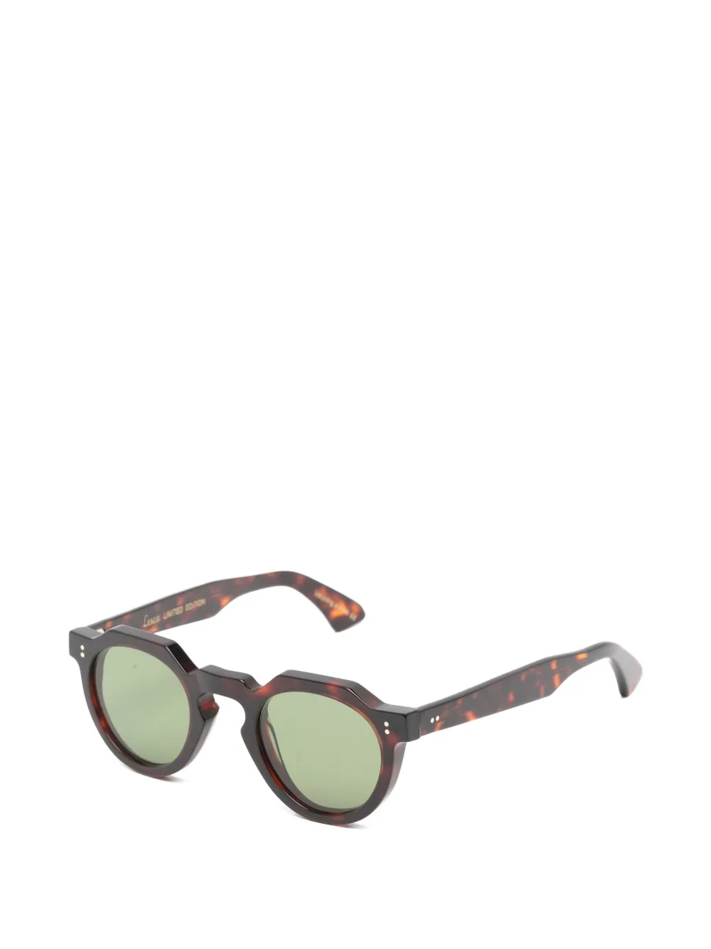Lesca Crown Panto sunglasses Bruin