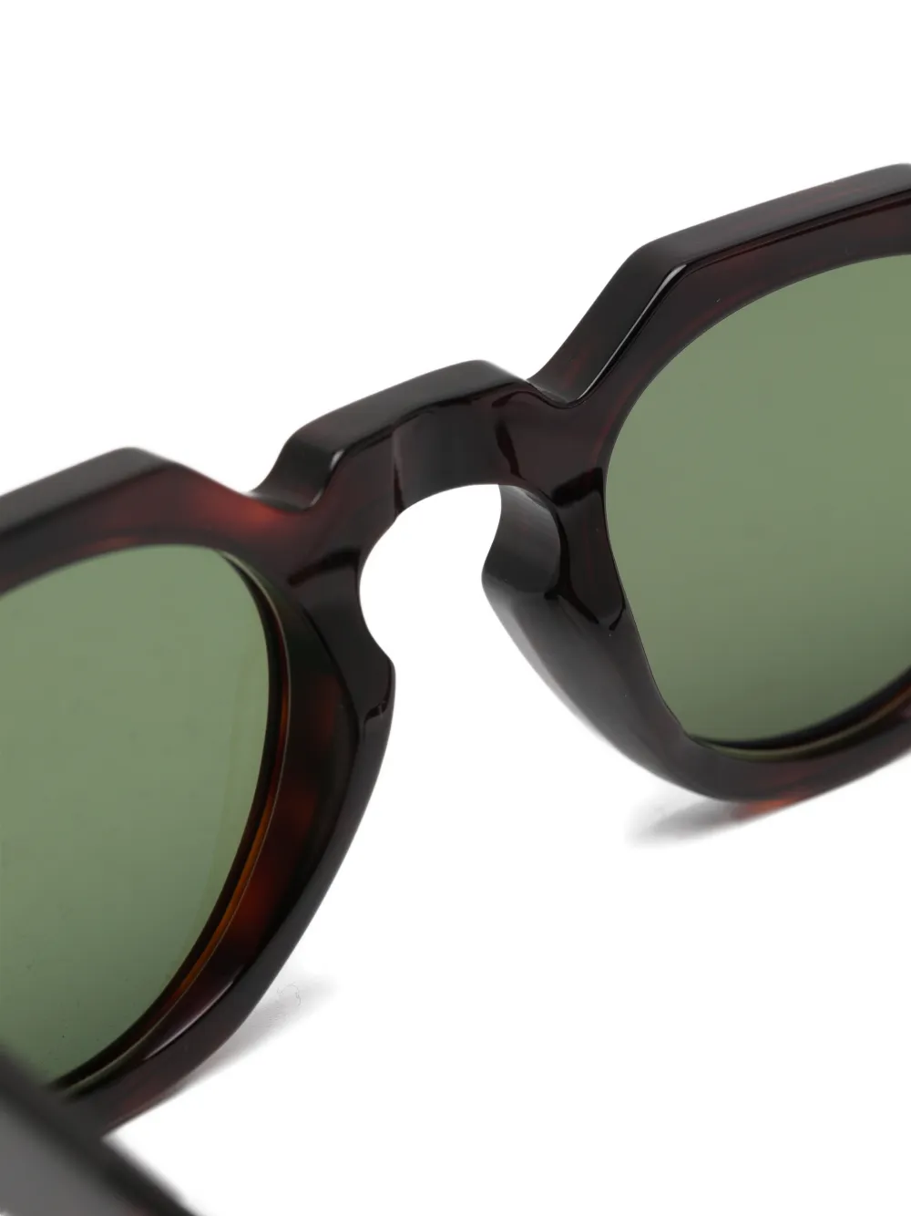Lesca Crown Panto sunglasses Bruin