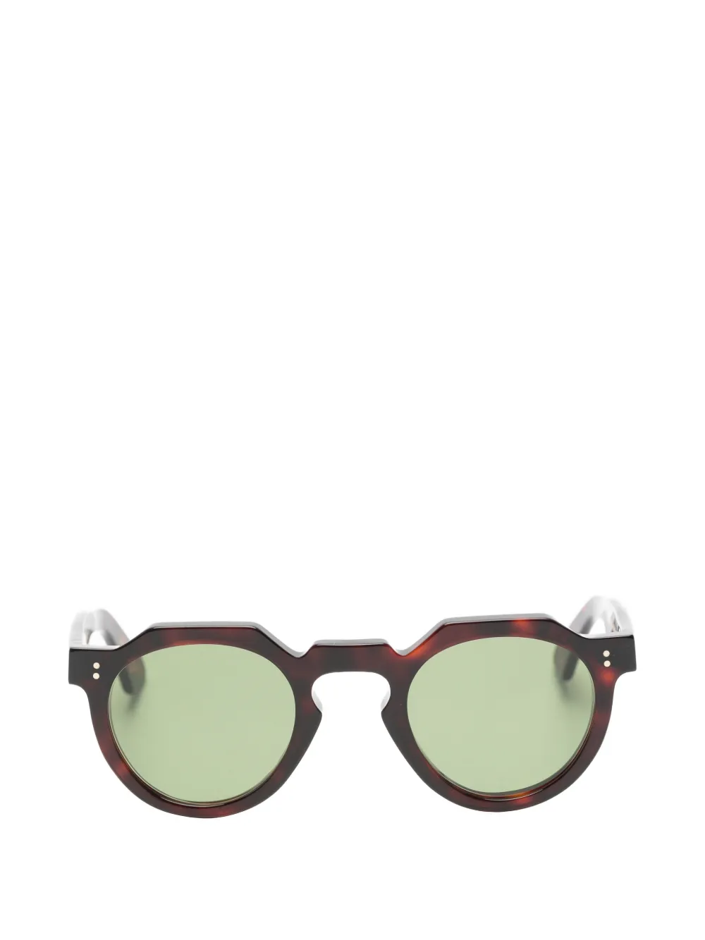 Lesca Crown Panto sunglasses Bruin