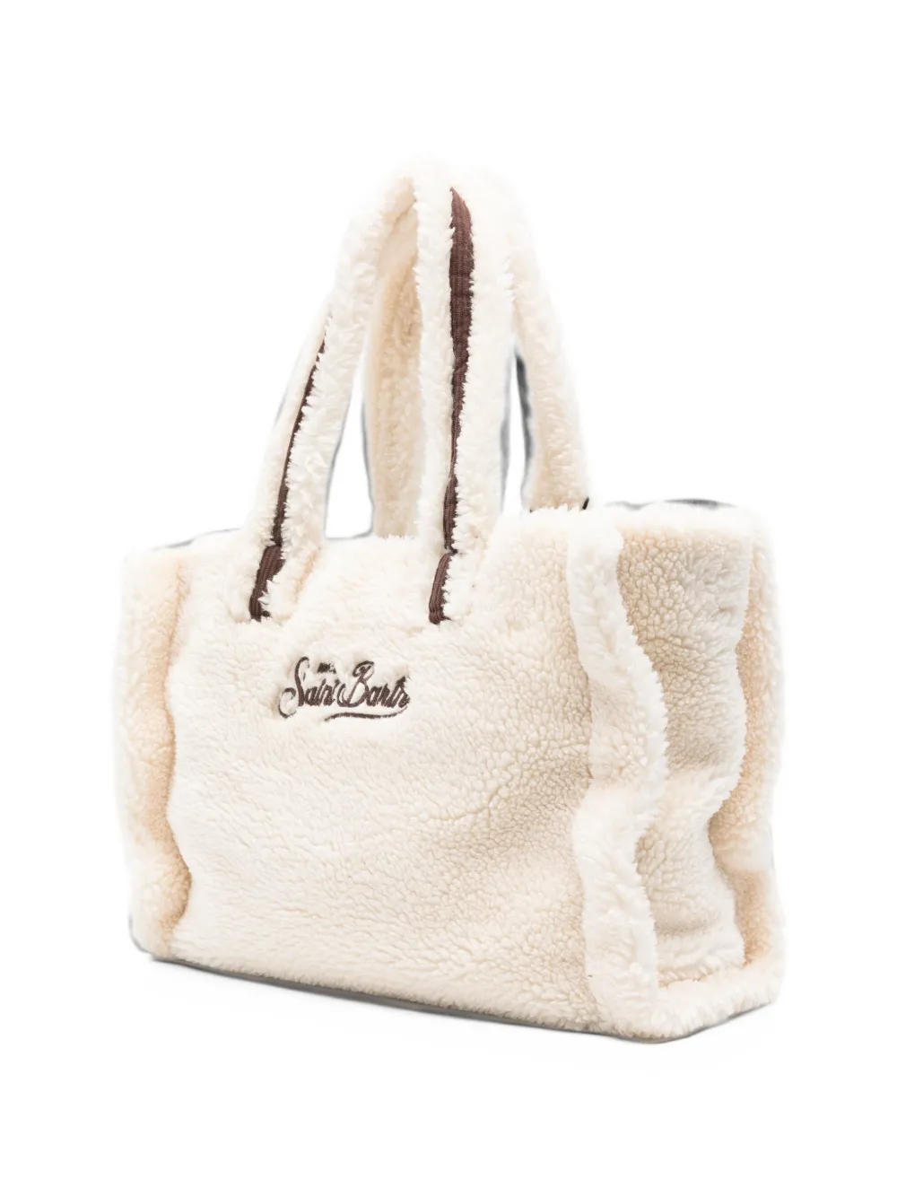 MC2 Saint Barth Kids logo-embroidered tote bag Beige
