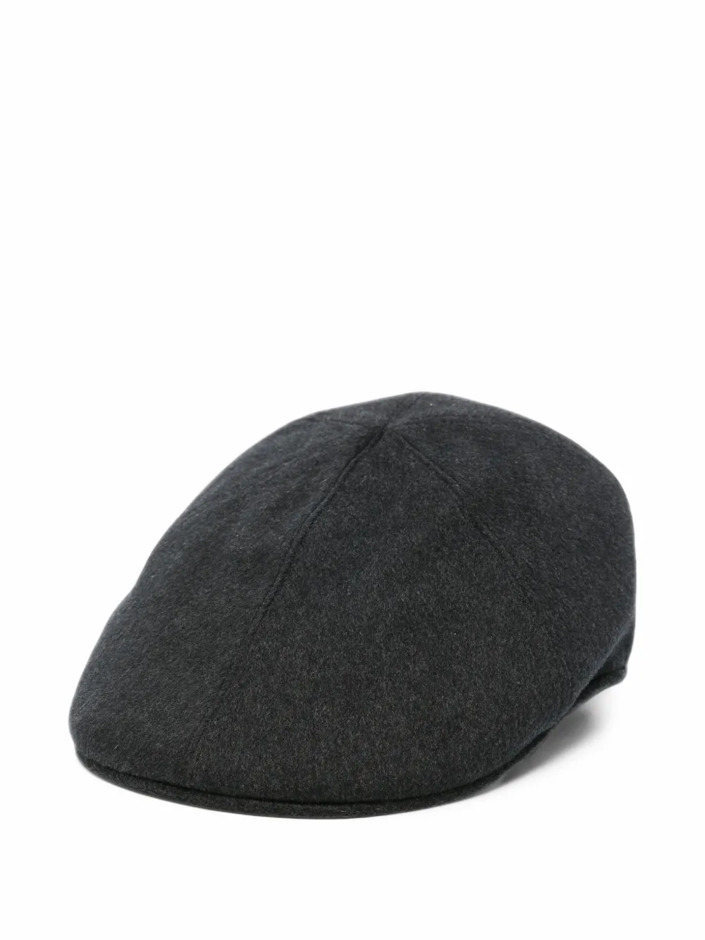 Tagliatore logo-plaque flat cap Grijs