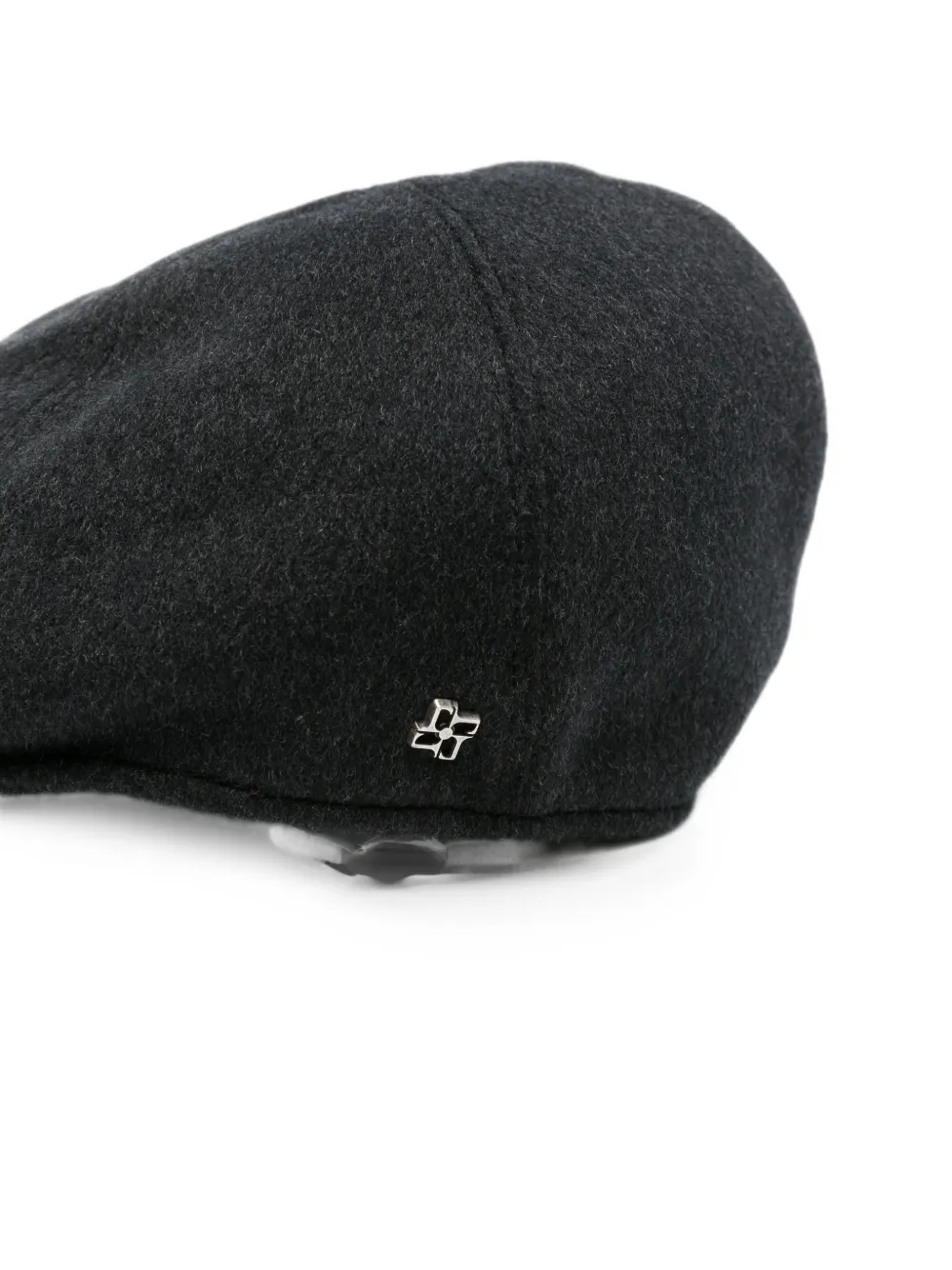 Tagliatore logo-plaque flat cap Grijs