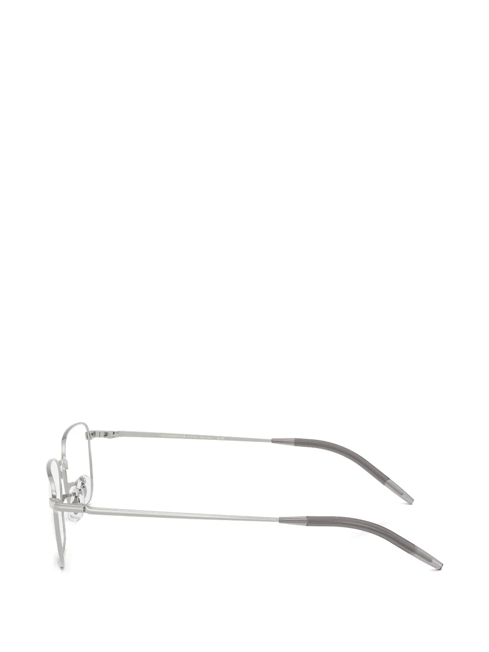 Oliver Peoples Standen bril met rechthoekig montuur Zilver