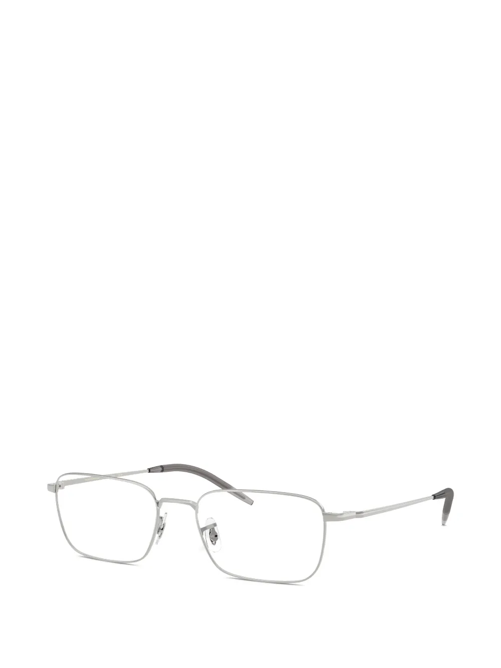 Oliver Peoples Standen bril met rechthoekig montuur Zilver