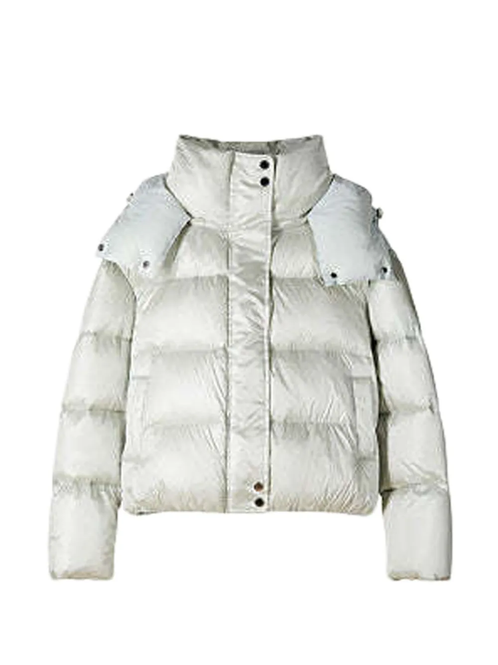 Patrizia Pepe hooded quilted jacket - Blanc