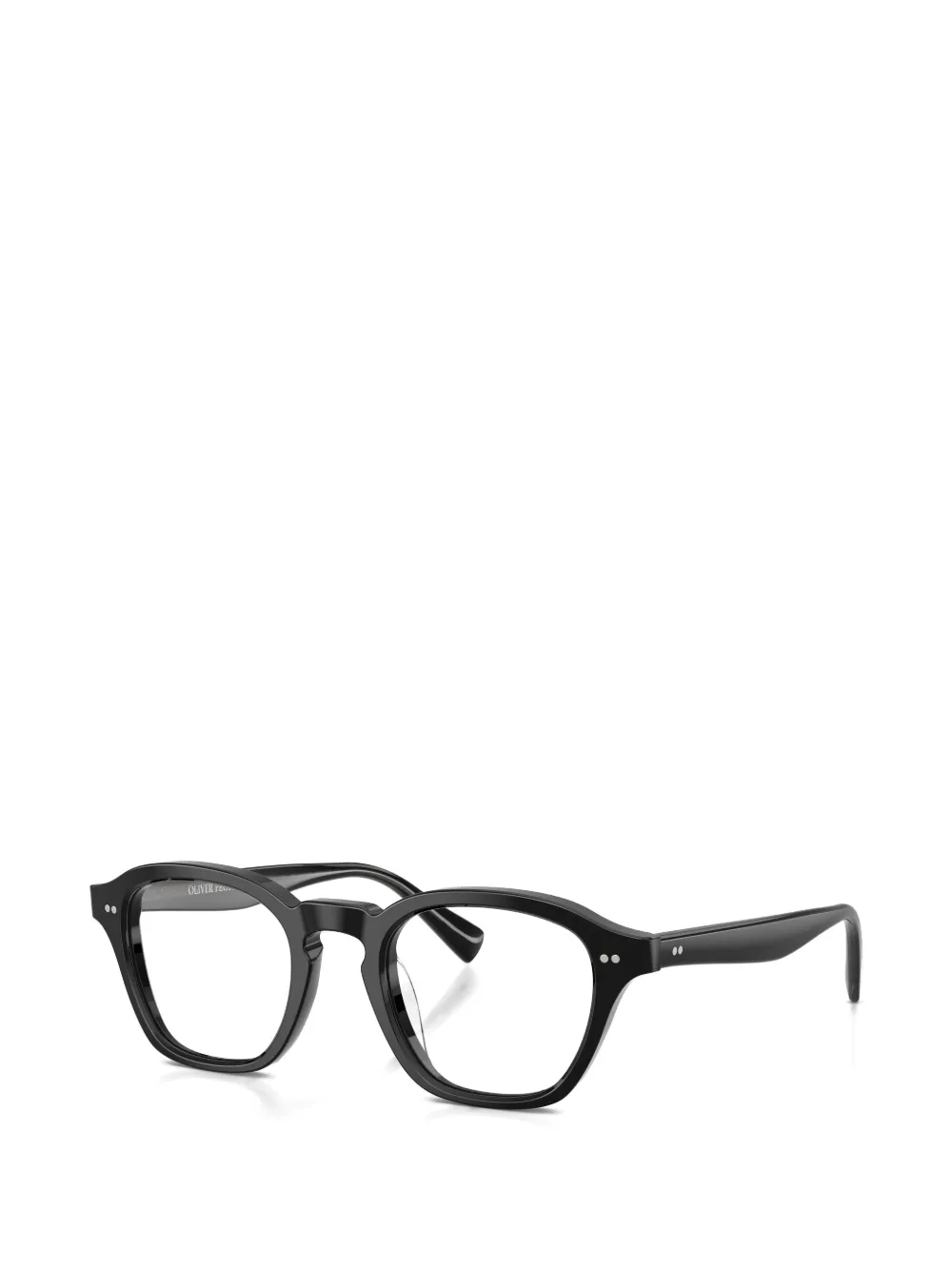 Oliver Peoples Eyles-R bril met geometrisch montuur Zwart